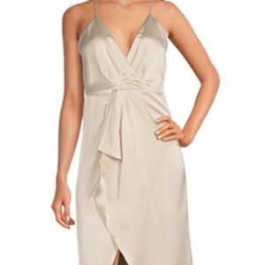 Gianni Bini Elegant Cream Evening Gown